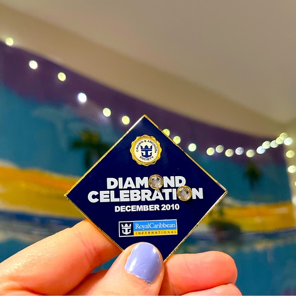 royal caribbean Other Royal Caribbean Diamond Celebration Pin Poshmark